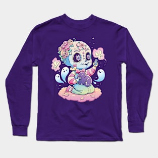 Pastel Skull Candy Spirit Long Sleeve T-Shirt